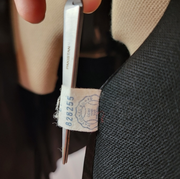 Vintage Union Made Penny Lane Princess Coat black wool and Astrakhan Collar - Picture 12 of 13